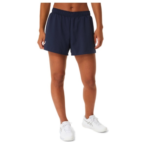 NWT ASICS Womens Court Tennis Shorts Midnight Blue Medium Athleticwear - Picture 7 of 8